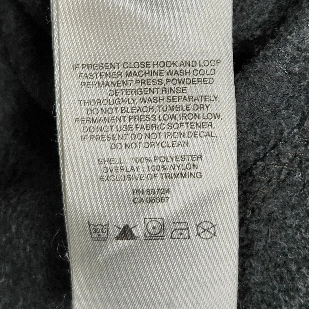 Columbia Fleece Jacket Kids Medium 10/12 Blue Gray Full‎ Zip Lightweight